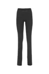 Dion Lee Melange Black Polyester Blend Pant In Black