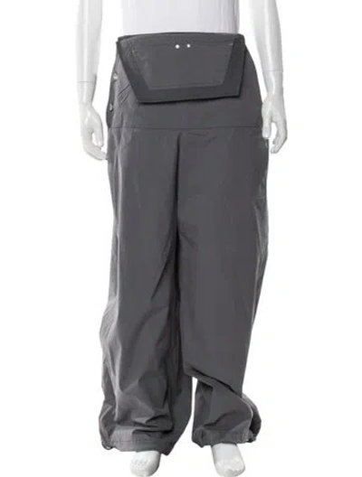 Pre-owned Dion Lee Pants In Grey