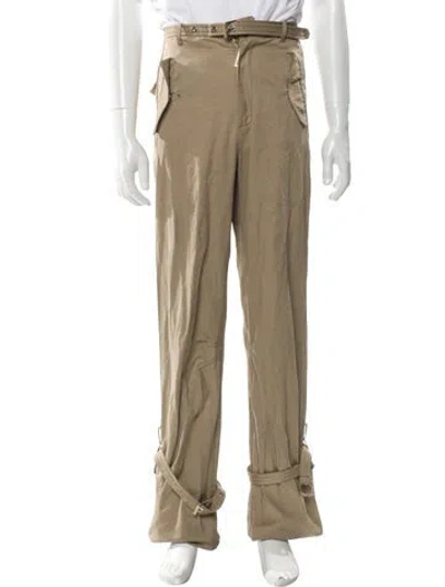 Pre-owned Dion Lee Pants In Neutral