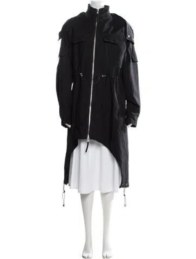 Pre-owned Dion Lee Parka W/ Tags In Black