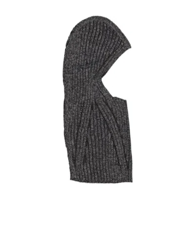 Dion Lee Reflective Wool-blended Balaclava Hat In Black