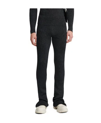 Dion Lee Rib Casual Pants In Black