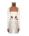 Dion Lee White Density T-shirt In White