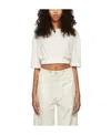 Dion Lee White Cotton T-shirt In White