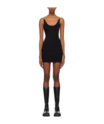 Dion Lee Round-neck Backless Dress In Black