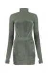 Dion Lee Chenille Intarsia Long-sleeved Mini Dress