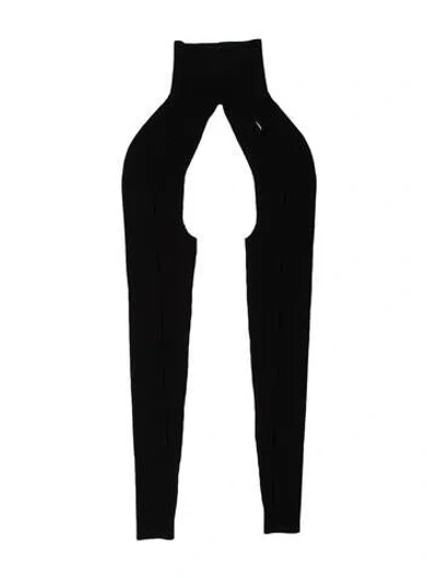 Pre-owned Dion Lee Shawl In Black