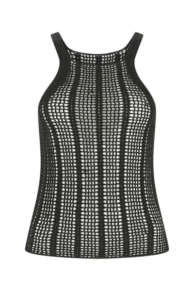 Dion Lee Black Crochet Top