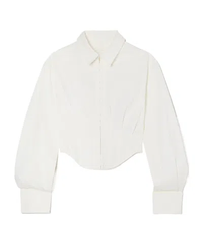 Dion Lee Short Shirt In White