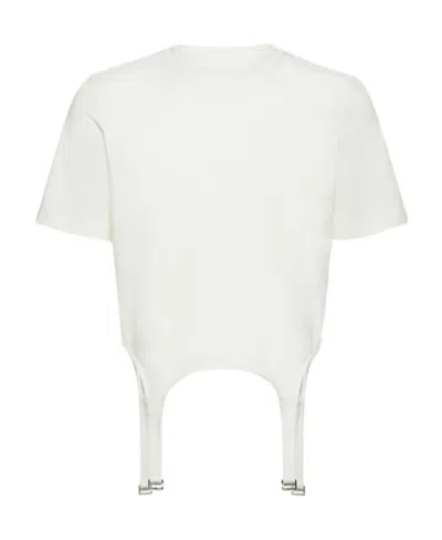 Dion Lee Short-sleeved T-shirt In White