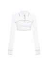 Dion Lee Shrunken Snap Polo Top
