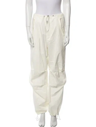 Pre-owned Dion Lee Skinny Leg Pants In Neutral