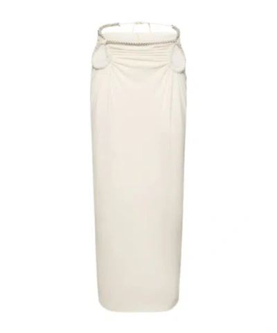 Dion Lee Skirt With Hollowed-out Details In White