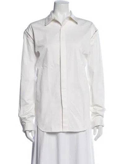 Pre-owned Dion Lee Sleeveless Button-up Top In Neutrals
