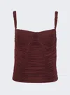 Dion Lee Smocked Doric Corset In Multi