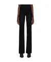 Dion Lee Black Snakeskin Trousers In Black