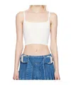 Dion Lee White Ventral Compact Tank Top In White