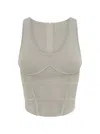 Dion Lee Corset-style Crochet-knit Top