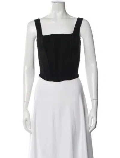 Pre-owned Dion Lee Square Neckline Sleeveless Top In Blue