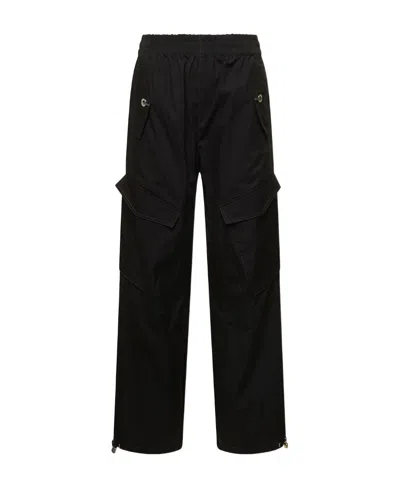 Dion Lee Straight-leg Cargo Trousers In Black
