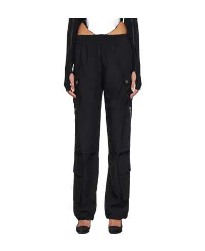 Dion Lee Straight-leg Cargo Trousers In Black