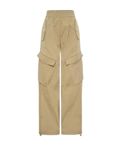 Dion Lee Straight-leg Cargo Trousers In Nude