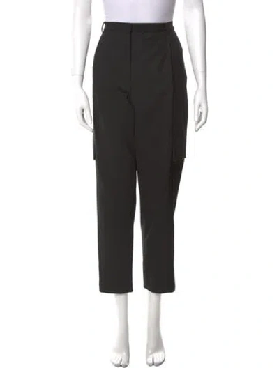 Pre-owned Dion Lee Straight Leg Pants In Black