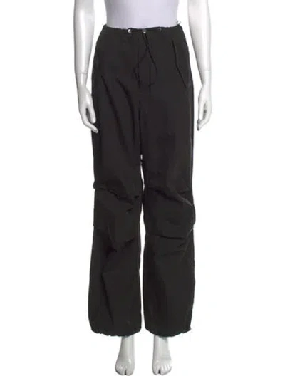 Pre-owned Dion Lee Straight Leg Pants In Black