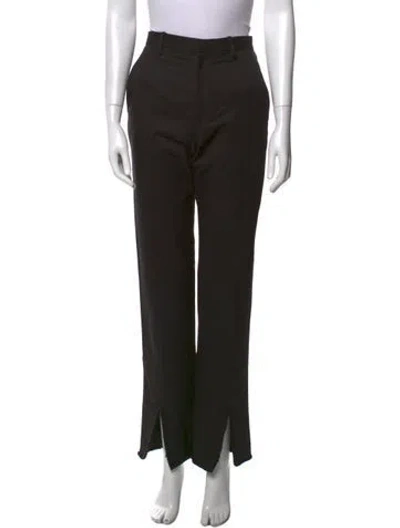 Pre-owned Dion Lee Straight Leg Pants In Black
