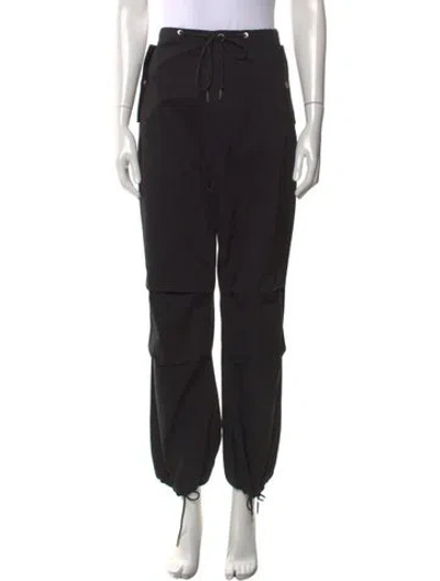 Pre-owned Dion Lee Straight Leg Pants In Black