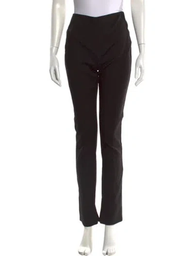 Pre-owned Dion Lee Straight Leg Pants In Black