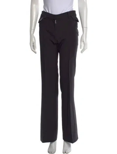 Pre-owned Dion Lee Straight Leg Pants In Black