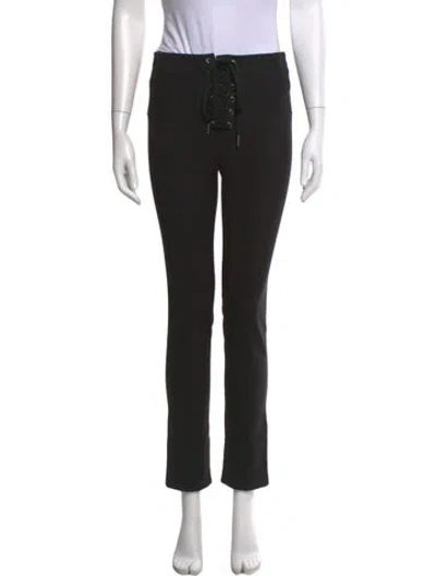 Pre-owned Dion Lee Straight Leg Pants In Black