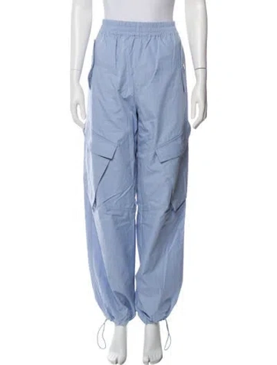Pre-owned Dion Lee Straight Leg Pants In Blue