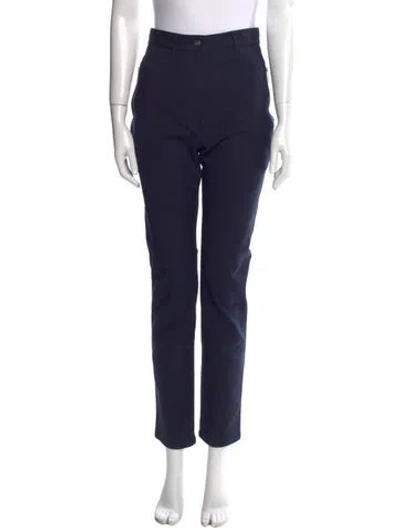 Pre-owned Dion Lee Straight Leg Pants In Blue