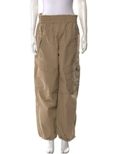 Pre-owned Dion Lee Straight Leg Pants In Neutral