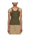 Dion Lee Ssense Exclusive Green Tank Top In Brown