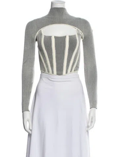 Pre-owned Dion Lee Striped Set W/ Tags In Purple