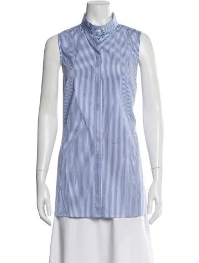 Pre-owned Dion Lee Striped Sleeveless Top W/ Tags In Multi