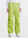 DION LEE SUNFADE PARACHUTE PANT IN LIGHT ZEST