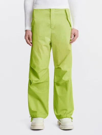 DION LEE SUNFADE PARACHUTE PANT IN LIGHT ZEST