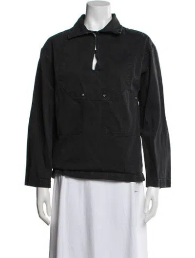 Pre-owned Dion Lee Top In Gray