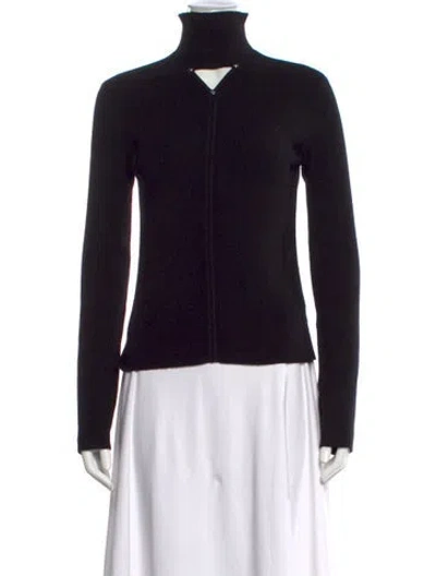 Pre-owned Dion Lee Turtleneck Sweater In Black