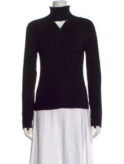 Pre-owned Dion Lee Turtleneck Sweater In Black