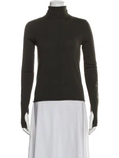 Pre-owned Dion Lee Turtleneck Sweater In Green
