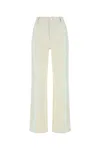 Dion Lee Two Tone Straight Leg Jeans In Clearbluenat