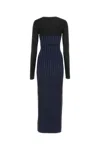 Dion Lee Two-tone Corset Dress In Blue