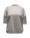 Dion Lee Utility Contour Cutout T-shirt In White Cotton In White