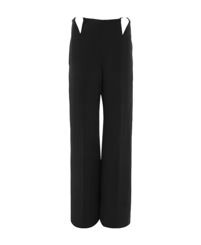 Dion Lee V-wire Straight-leg Trousers In Black