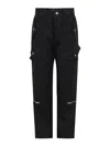 Dion Lee Black Tactical Cargo Pants In Black